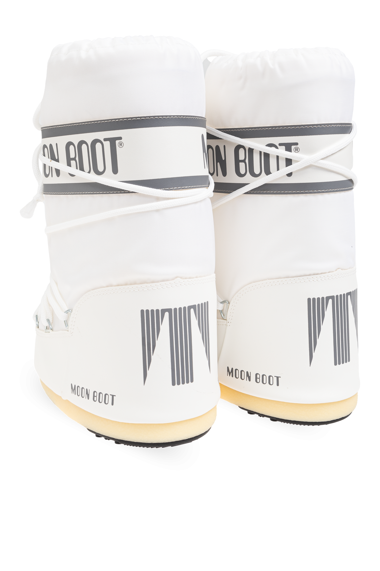 MOON BOOT アイコン ナイロン スノーブーツ ホワイト ICON WHITE NYLON BOOTS | Moon Boot®